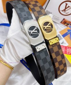 Belt LV Louis Vuitton's top tier replicaThe waistband is made of 100% cowhide, ensuring genu xp0px9n6