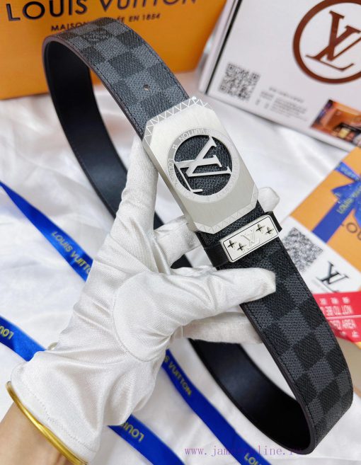 Belt LV Louis Vuitton's top tier replicaThe waistband is made of 100% cowhide, ensuring genu xp0px9n6 - Image 7