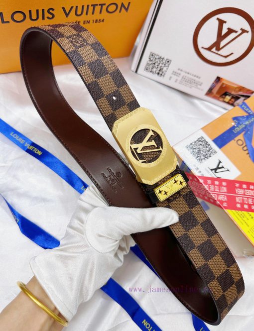 Belt LV Louis Vuitton's top tier replicaThe waistband is made of 100% cowhide, ensuring genu bb6idl1r - Image 8