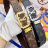 Belt LV Louis Vuitton's top tier replicaThe waistband is made of 100% cowhide, ensuring genu zvx8u9cg