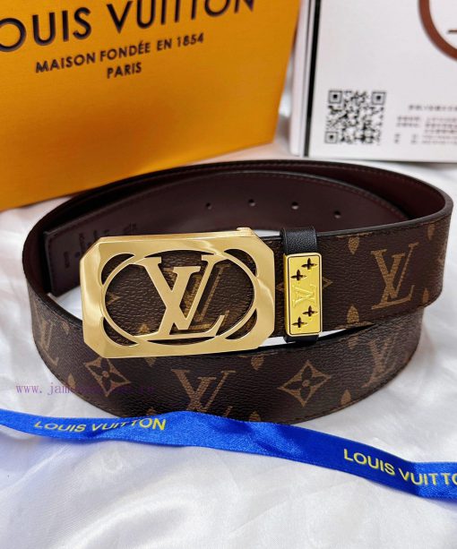 Belt LV Louis Vuitton's top tier replicaThe waistband is made of 100% cowhide, ensuring genu zvx8u9cg - Image 6