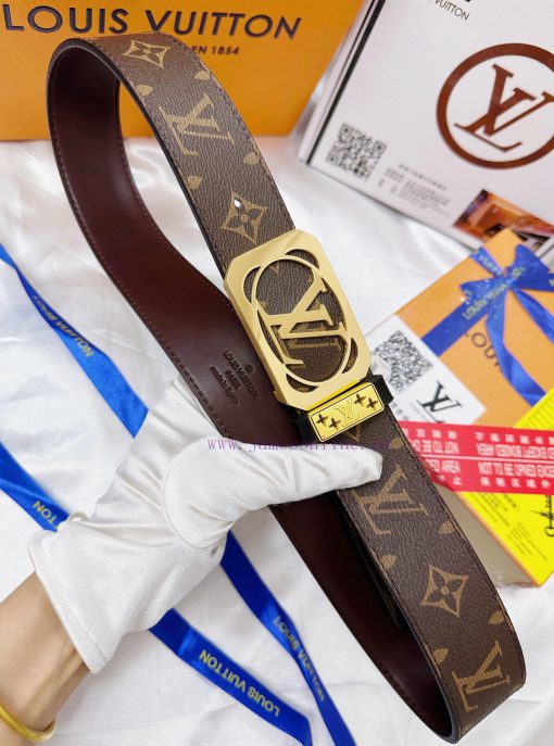 Belt LV Louis Vuitton's top tier replicaThe waistband is made of 100% cowhide, ensuring genu zvx8u9cg - Image 10