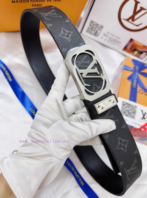 Belt LV Louis Vuitton's top tier replicaThe waistband is made of 100% cowhide, ensuring genu 4kin816x - Image 7