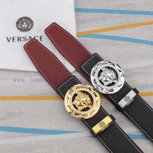Belt belt Versace cowhide beltMen's belt material: 100% head layer cowhide belt, guaranteed ulo09egr