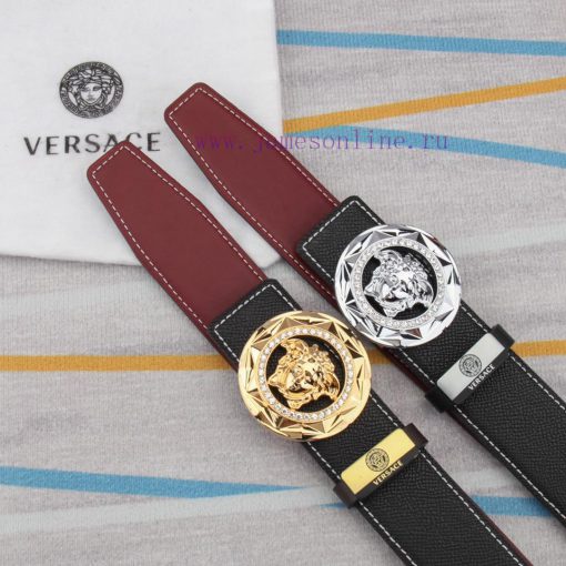 Belt belt Versace cowhide beltMen's belt material: 100% head layer cowhide belt, guaranteed ulo09egr - Image 2