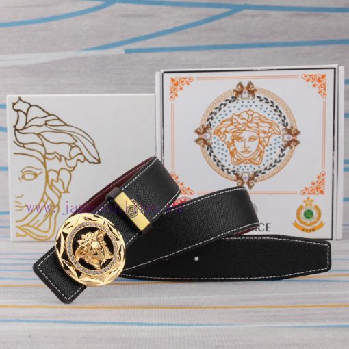 Belt belt Versace cowhide beltMen's belt material: 100% head layer cowhide belt, guaranteed ulo09egr - Image 3