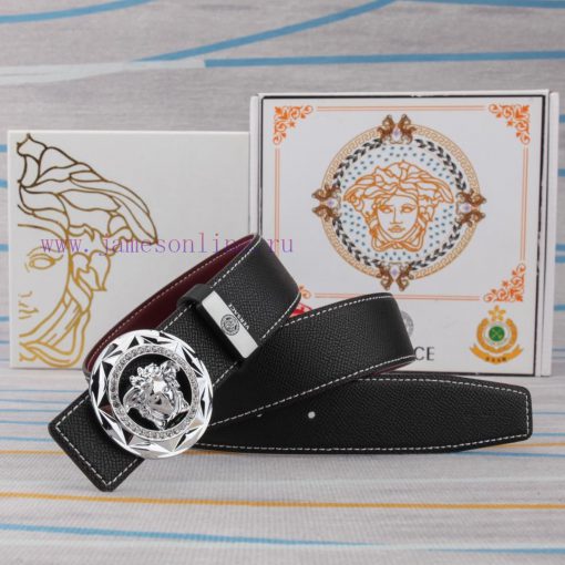 Belt belt Versace cowhide beltMen's belt material: 100% head layer cowhide belt, guaranteed ulo09egr - Image 4