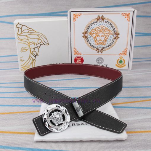 Belt belt Versace cowhide beltMen's belt material: 100% head layer cowhide belt, guaranteed ulo09egr - Image 8