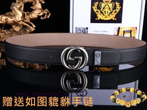 Belt Gucci GucciBelt recognition, complimentary punchThe material is 100% top layer cowhide, 6els5d8t - Image 5