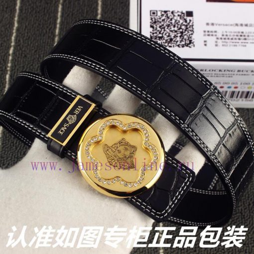 Versace Ver... sace ️ Crocodile patternIdentify and receive a punch as a giftThe material is kg8acryr - Image 5