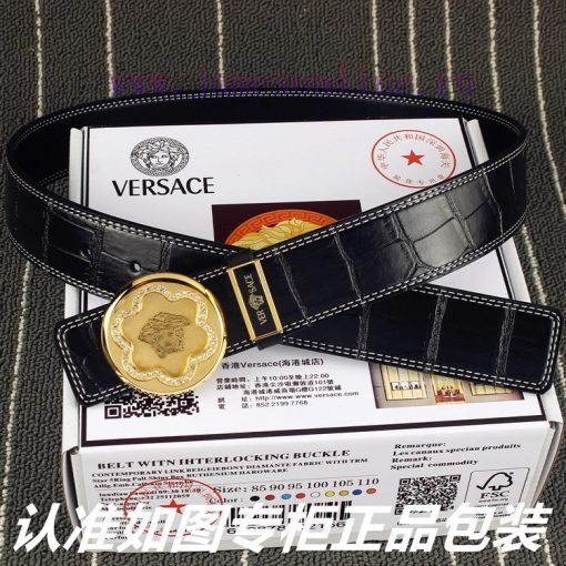 Versace Ver... sace ️ Crocodile patternIdentify and receive a punch as a giftThe material is kg8acryr - Image 7
