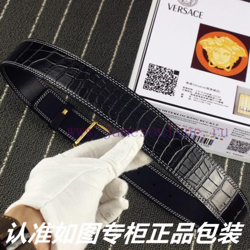 Versace Ver... sace ️ Crocodile patternIdentify and receive a punch as a giftThe material is kg8acryr - Image 8