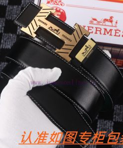 Men's belt HermesMen's leather belt is made of 100% head layer cowhide, ensuring that the 24 tdxjy9v1