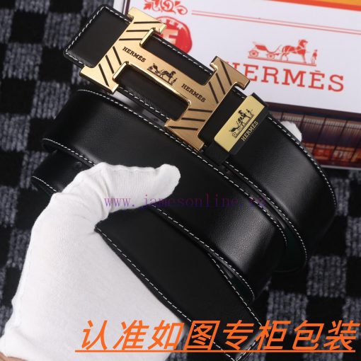 Men's belt HermesMen's leather belt is made of 100% head layer cowhide, ensuring that the 24 tdxjy9v1