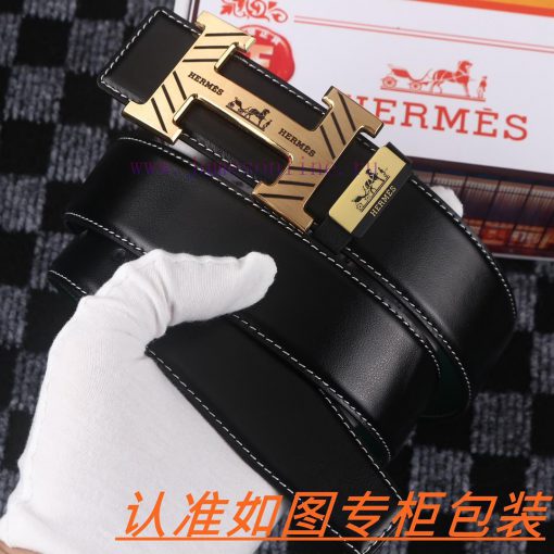 Men's belt HermesMen's leather belt is made of 100% head layer cowhide, ensuring that the 24 tdxjy9v1 - Image 2