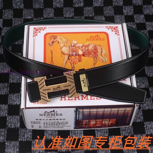 Men's belt HermesMen's leather belt is made of 100% head layer cowhide, ensuring that the 24 tdxjy9v1 - Image 3