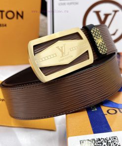 Belt LV Louis Vuitton's top tier replicaThe waistband is made of 100% cowhide, ensuring genu pljo8hc5