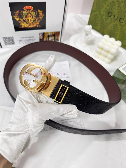 Belt Gucci Gucci️The waistband is made of 100% head layer cowhide, ensuring the rotating use h5p3glsj - Image 9