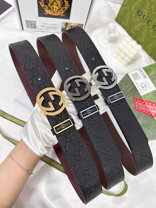 Belt Gucci Gucci️The waistband is made of 100% head layer cowhide, ensuring the rotating use h5p3glsj - Image 10