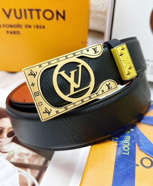 Belt LV Louis Vuitton's top tier replicaThe waistband is made of 100% imported original cowh e3a79f0v - Image 4