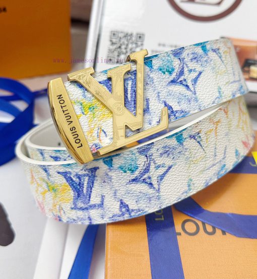Belt LV Louis Vuitton Top Remakes-The waistband is made of 100% imported original cowhide, e vnholei5 - Image 2