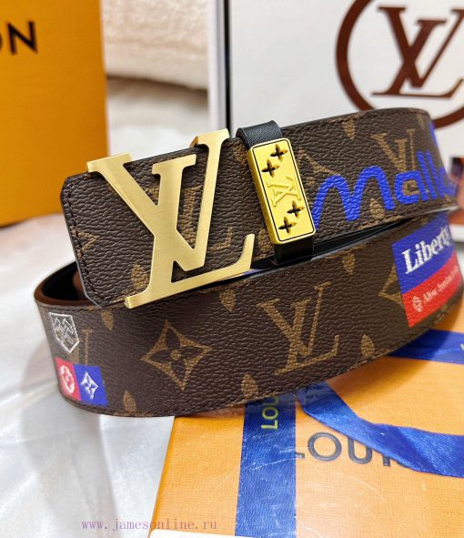 Belt LV Louis Vuitton Top Remakes-The waistband is made of 100% imported original cowhide, e xkab0qsd