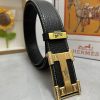 Hermes Hermès  Material: Leather Belt with 100% Head Layer. The leather belt is guaranteed t j0iun004