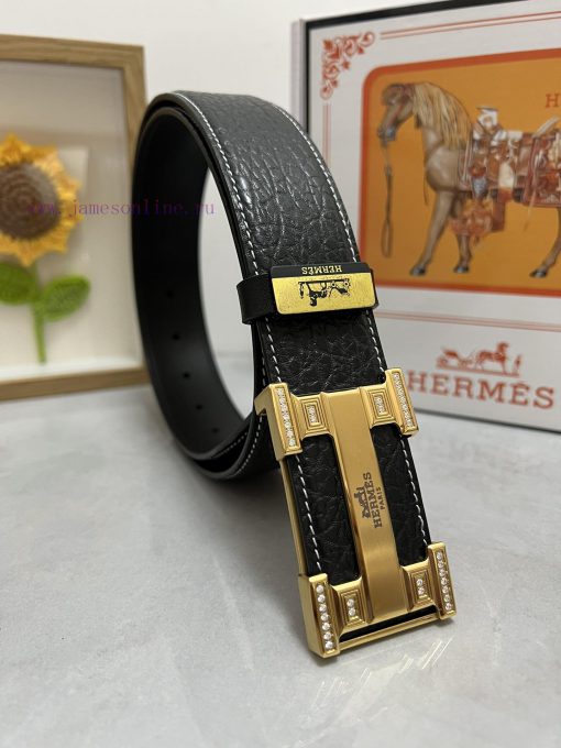 Hermes Hermès  Material: Leather Belt with 100% Head Layer. The leather belt is guaranteed t j0iun004