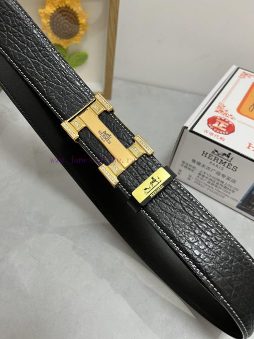 Hermes Hermès  Material: Leather Belt with 100% Head Layer. The leather belt is guaranteed t j0iun004 - Image 8