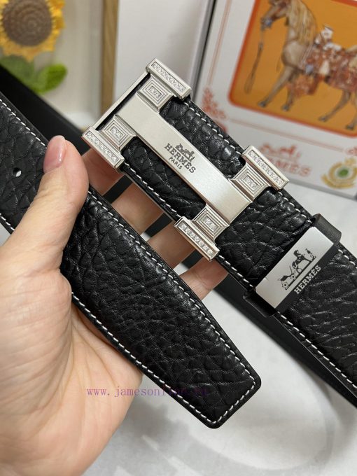 Hermes Hermès  Material: Leather Belt with 100% Head Layer. The leather belt is guaranteed t rnttb4rg - Image 4