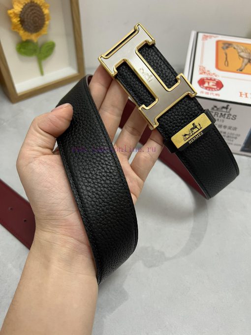 Hermes Hermès  Material: Leather Belt with 100% Head Layer. The leather belt is guaranteed t ld7jm0ln - Image 5