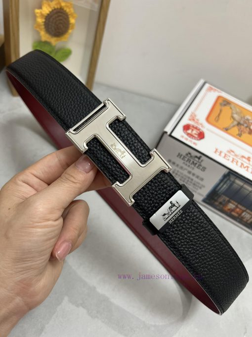 Hermes Hermès  Material: Leather Belt with 100% Head Layer. The leather belt is guaranteed t zb5affpk - Image 6