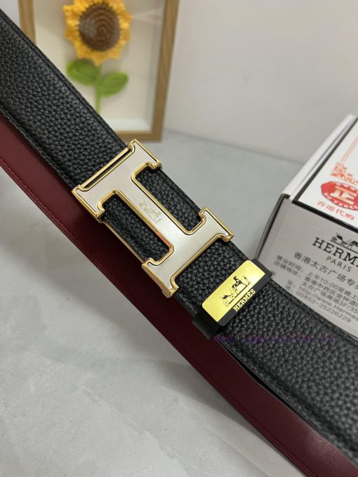 Hermes Hermès  Material: Leather Belt with 100% Head Layer. The leather belt is guaranteed t ld7jm0ln - Image 8