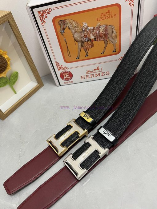 Hermes Hermès  Material: Leather Belt with 100% Head Layer. The leather belt is guaranteed t zb5affpk - Image 10