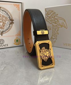 Versace. VersaceMaterial: Leather Belt with 100% Head Layer. The leather belt is guaranteed sh4njv49