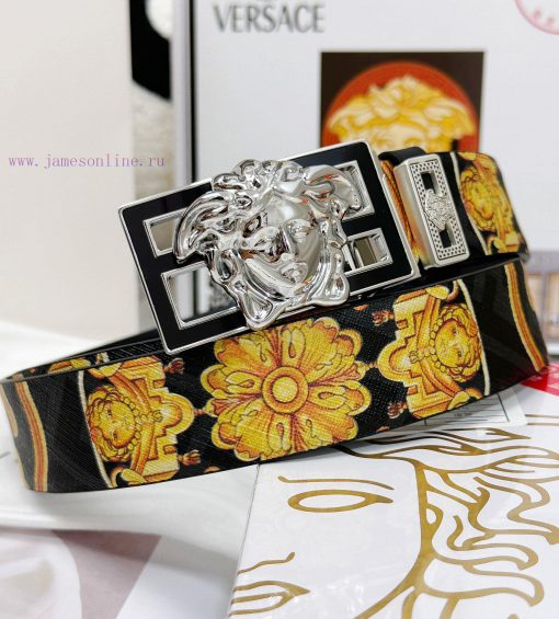 Belt Versace Versace Top RemakeThe waistband is made of 100% head layer cowhide, ensuring th 488nmicl