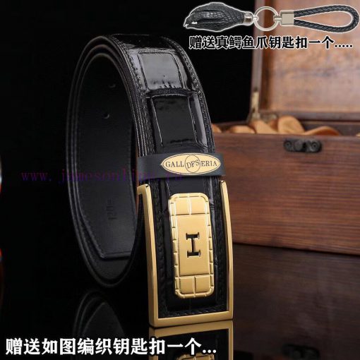 Give a crocodile claw keychain as a giftPromotion price delivery wooden boxHERME@SBuckle mat bwwb4trl