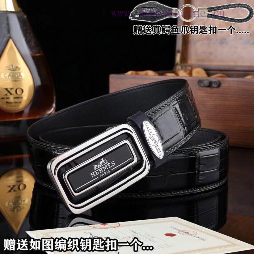 Give a crocodile claw keychain as a giftPromotion price delivery wooden boxHERME@SBuckle mat hqe370s0 - Image 3