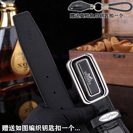 Give a crocodile claw keychain as a giftPromotion price delivery wooden boxHERME@SBuckle mat hqe370s0 - Image 9