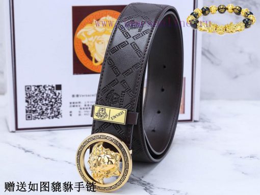 Belt Versace Ver…️The waist belt is made of 100% cowhide, ensuring that the genuine leather ghr2d2p6 - Image 4