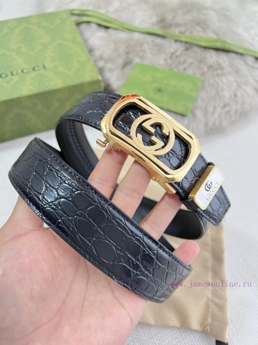 Gucci. Gucci Belt ️ Automatic BeltAutomatic buckle, made of pure steel material, equipped wi to6r9x7q