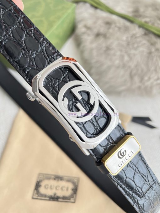 Gucci. Gucci Belt ️ Automatic BeltAutomatic buckle, made of pure steel material, equipped wi l9qgmdci - Image 4