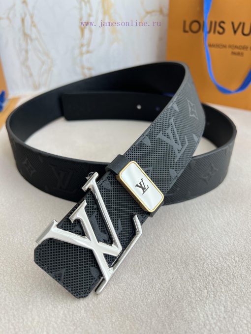 LV... Louis Vuitton Belt and BeltsBuckle, classic pure steel material buckle, top layer cowh z3v3axuj - Image 2