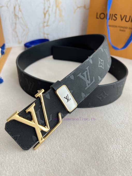 LV... Louis Vuitton Belt and BeltsBuckle, classic pure steel material buckle, top layer cowh z3v3axuj - Image 3