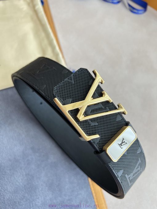 LV... Louis Vuitton Belt and BeltsBuckle, classic pure steel material buckle, top layer cowh z3v3axuj - Image 5