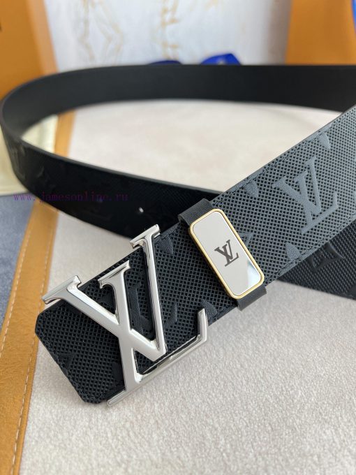 LV... Louis Vuitton Belt and BeltsBuckle, classic pure steel material buckle, top layer cowh z3v3axuj - Image 6