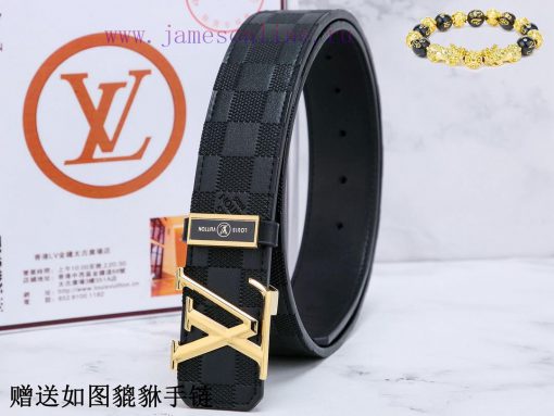 Belt LV Louis VuittonThe waistband is made of 100% cowhide, ensuring that the genuine leathe 8osugqwv