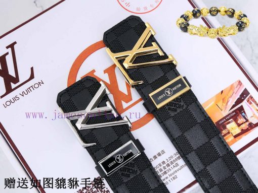 Belt LV Louis VuittonThe waistband is made of 100% cowhide, ensuring that the genuine leathe 8osugqwv - Image 10