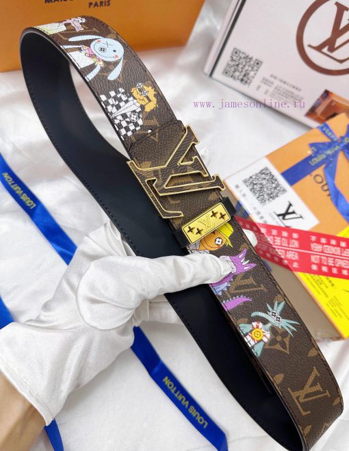 Belt LV Louis ReproductionBelt made of 100% head layer cowhide, ensuring genuine leather sti kgygk25k - Image 8