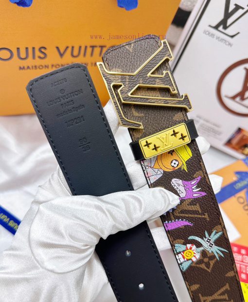 Belt LV Louis ReproductionBelt made of 100% head layer cowhide, ensuring genuine leather sti kgygk25k - Image 9